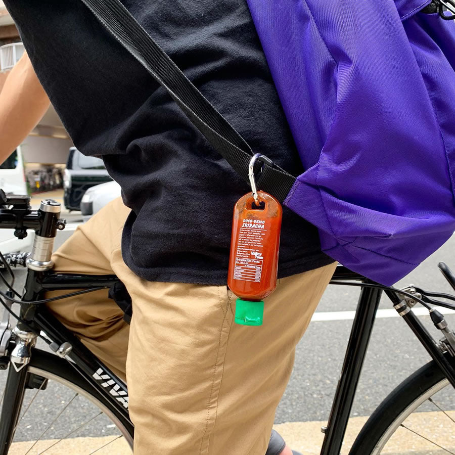 PST x ALL GOOD STORE / VALLEY TOWN ドコデモシラチャー キーリング / DOCO-DEMO SRIRACHA KEYRING / シラチャーソース キーホルダー