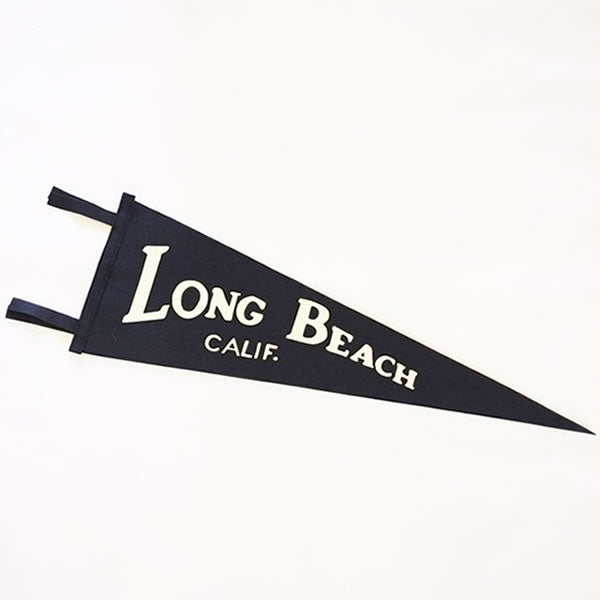 PORT LBC (ポート) / ペナント 旗 フラッグ / LB FELT PENNANT - NAVY