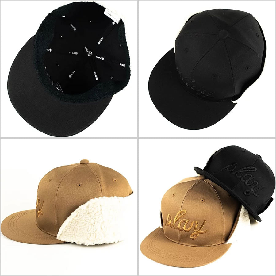 P01 プレイ / 帽子 キャップ イヤーフラップ / PLAY B.B. BOA CAP / 2カラー展開 / 20SS4PLBC / PLAY DESIGN プレイデザイン