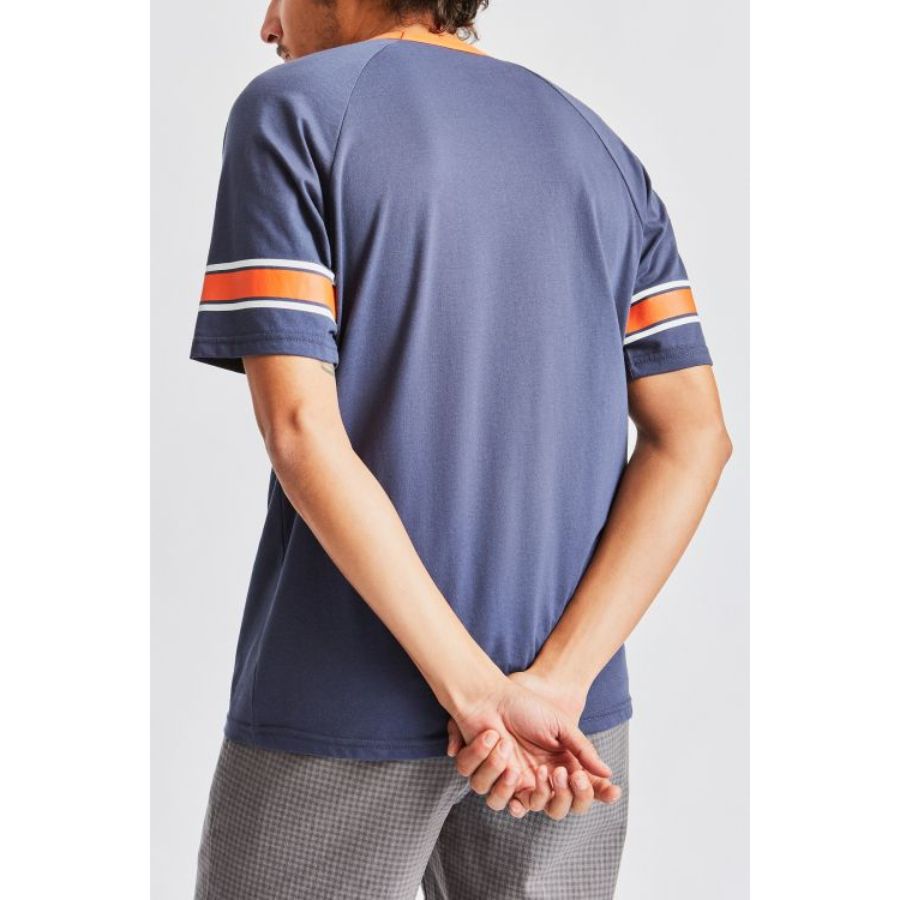 BRIXTON ( ブリクストン ) / 半袖 Tシャツ / STITH II SS KNIT - WASHED NAVY x TIGER / 02745-WNVTI / メンズ