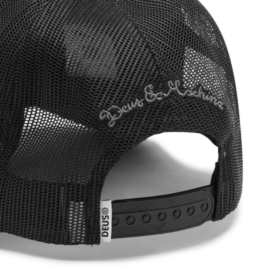 DEUS EX MACHINA ( デウスエクスマキナ ) メッシュキャップ 帽子 / PILL TRUCKER - BLACK / DMF77758