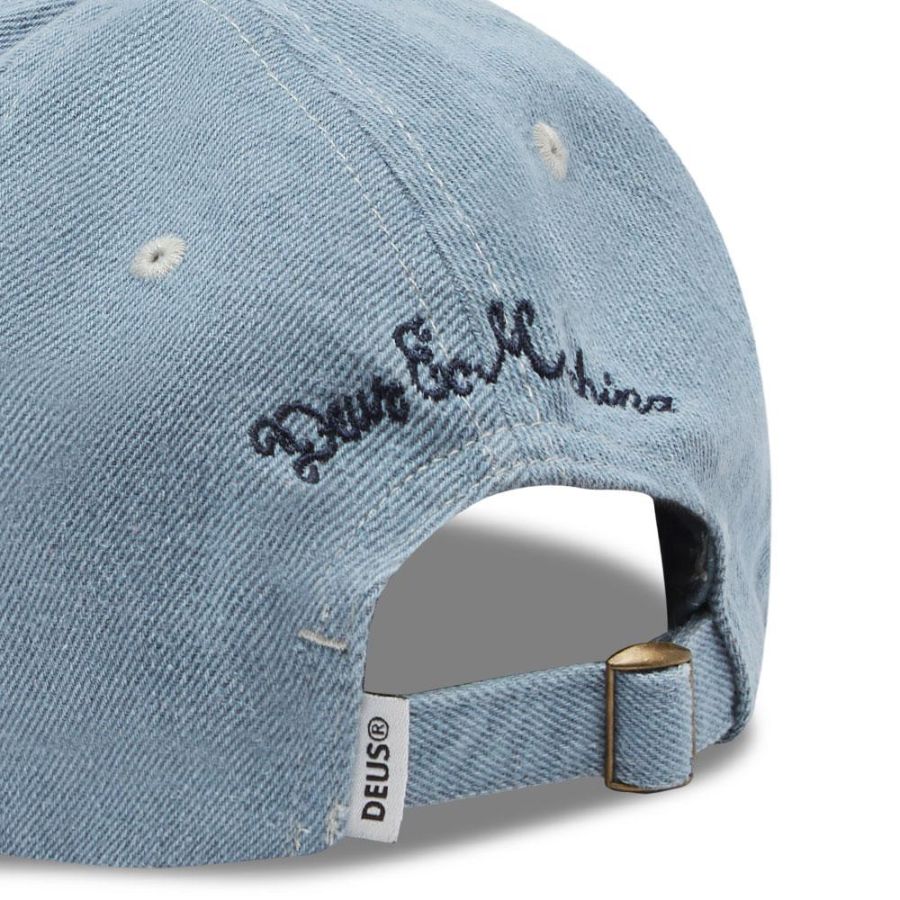 DEUS EX MACHINA ( デウスエクスマキナ ) / スナップバックキャップ / DENIM SHOP CAP - MID BLUE / DMS97287 / メンズ