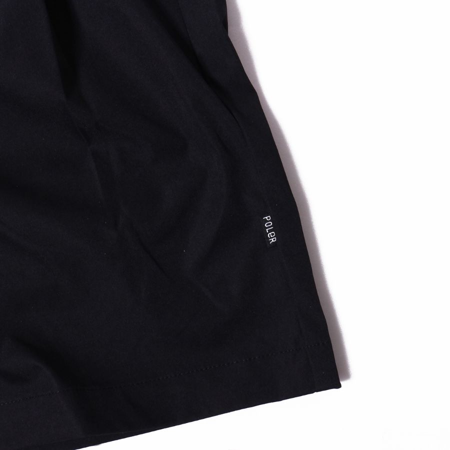 Poler Camping Stuff(ポーラー キャンピング スタッフ) / チノショーツ 短パン / SKATE BAGGY CHINO SHORT - BLACK / 55100136