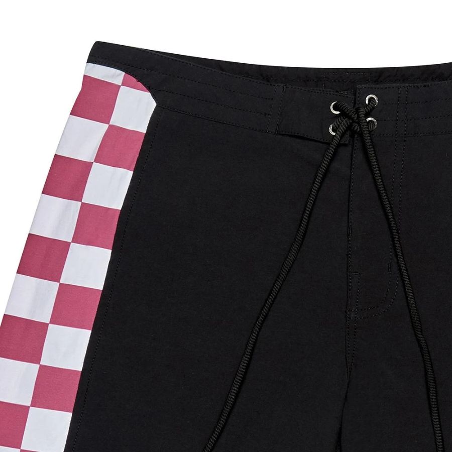 DEUS EX MACHINA ( デウスエクスマキナ ) / 水陸両用 街履きボードショーツ / TUGU GRIDLEY BOARDSHORT - BLACK / DMS92316 / メンズ