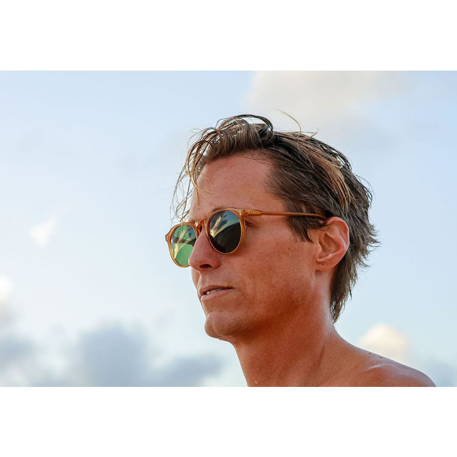 RAEN Optics レーン サングラス / REMMY 49 - HONEY x BOTTLE BREEN / 正規代理店 / 100U161REM-S094-49