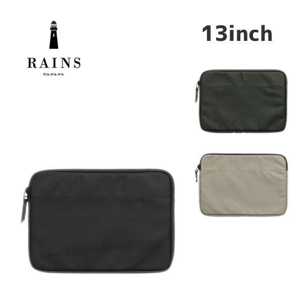 【希少】旧Apple レインボーロゴ ノートPCケース キャリーバッグ RAINS レインズ/ 防水 ノートパソコンケース PCケース 13インチ