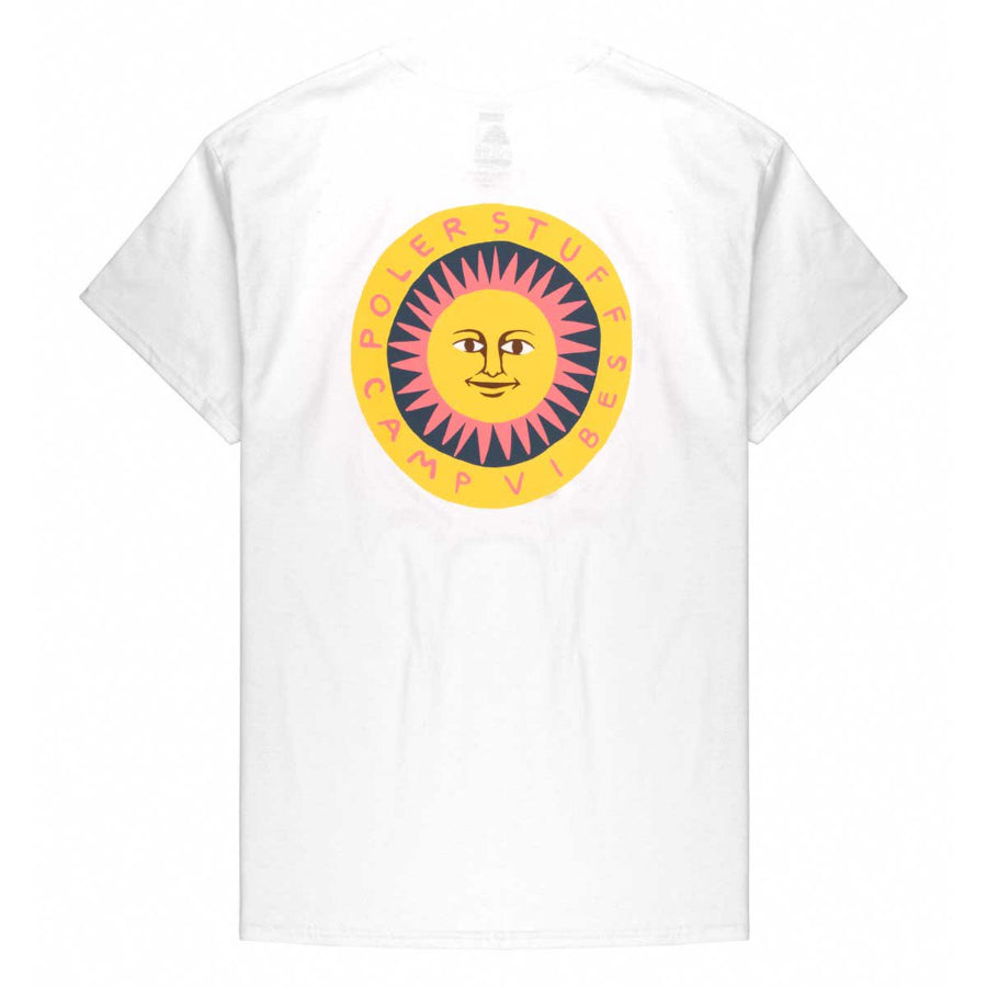 POLeR OUTDOOR STUFF(ポーラーアウトドアスタッフ) / 半袖 Tシャツ / SUNSHINE TEE - WHITE / 221SS0060 / メンズ / 21SS