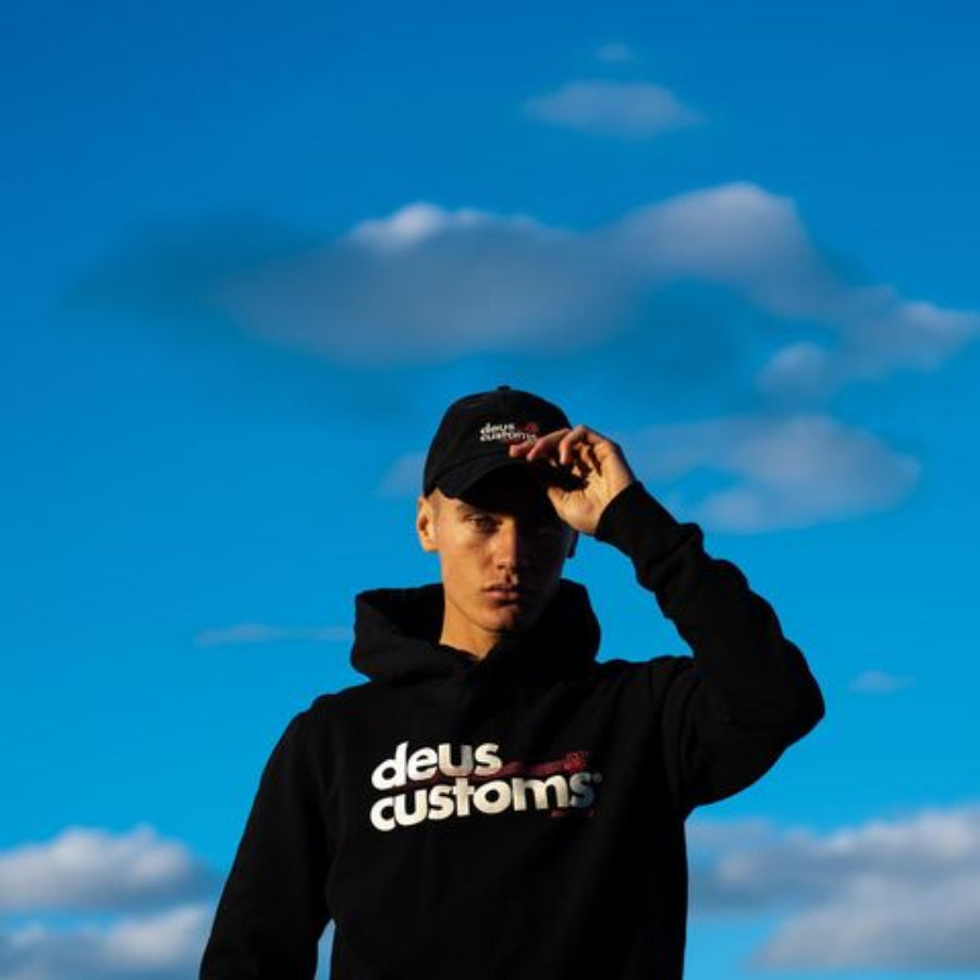 DEUS EX MACHINA ( デウスエクスマキナ ) / スナップバックキャップ / WASHED BUGSY CAP - WASHED BLACK / DMF2071327 / メンズ
