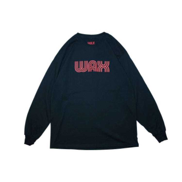 WAX(ワックス) / THE HARD MAN(ザハードマン) / Tシャツ ロンT 長袖 / WAX LONG TEE - BLACK / WX-0225 / メンズ