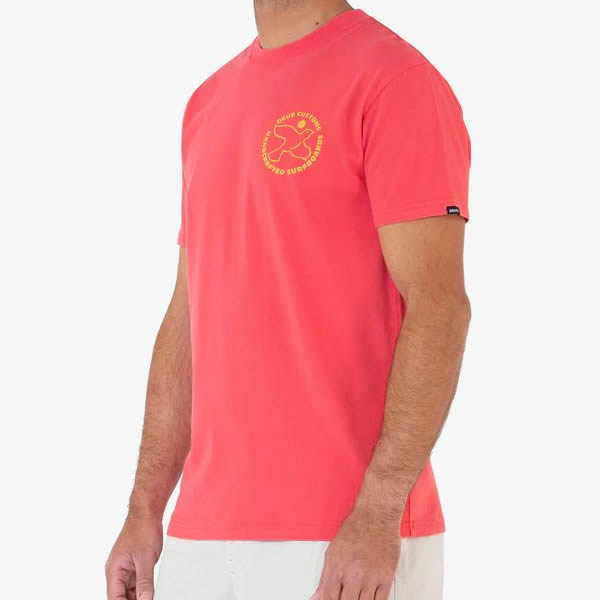DEUS EX MACHINA ( デウスエクスマキナ ) / 半袖 Tシャツ / CRAFTED TEE - RED ROSE / DMS2011385B / メンズ