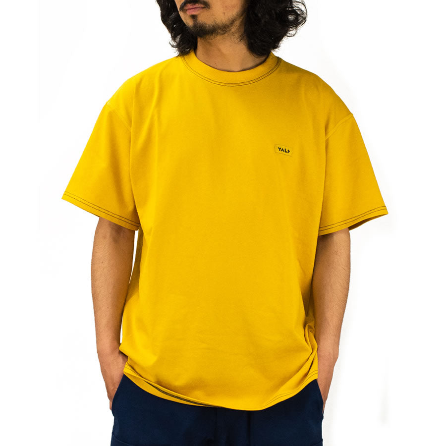 YALP by PLAY DESIGN (ヤルプ) / 半袖Tシャツ / STITCH SS TEE - GOLD / Y22S0STST / メンズ P01