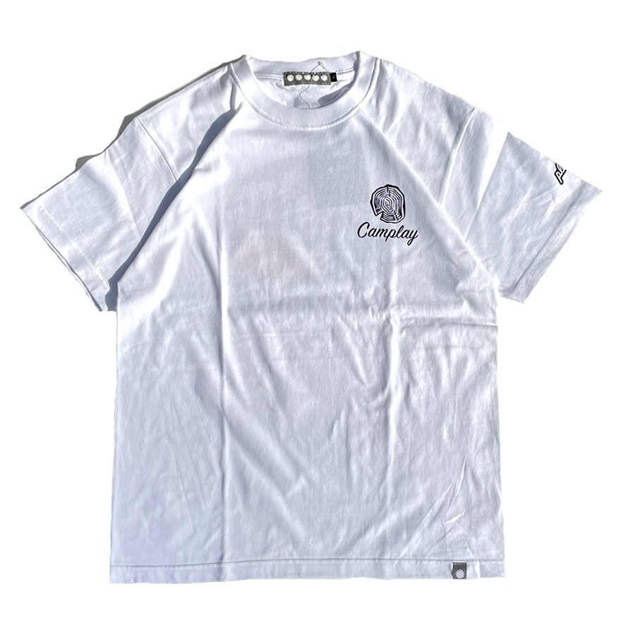 PLAY DESIGN プレイデザイン / P01 プレイ / 半袖Tシャツ / CAMPLAY 2022 TEE - WHITE / 22SSCP2T / メンズ