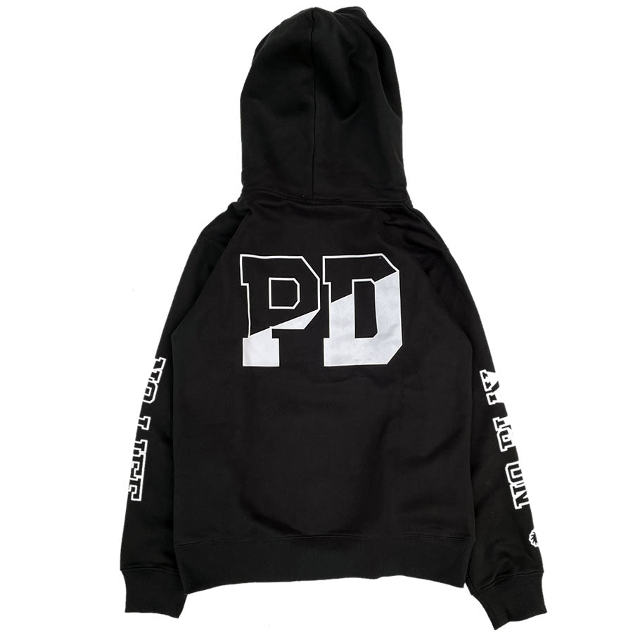 PLAY DESIGN プレイデザイン / P01 / 裏起毛プルオーバーパーカー / PD HOODED SW - BLACK / 22AW1PDHD / メンズ