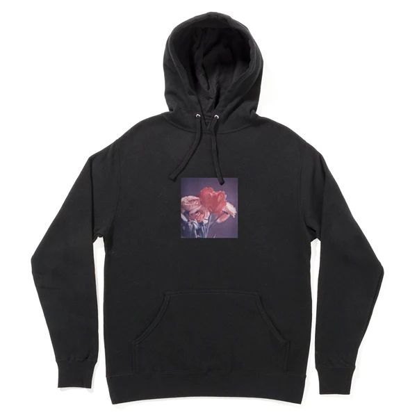 THE QUIET LIFE ザクワイエットライフ / プルオーバーパーカー / MARSALIS FLOWERS HOOD - BLACK / 22FAD1-1124