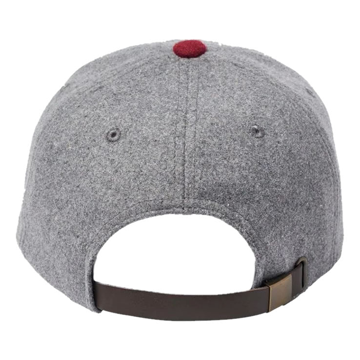 BRIXTON (ブリクストン) / ベースボールキャップ 帽子 / ARDEN MP CAP - HEATHER GREY x BURGUNDY / 11283-HTGBU / メンズ 22HO
