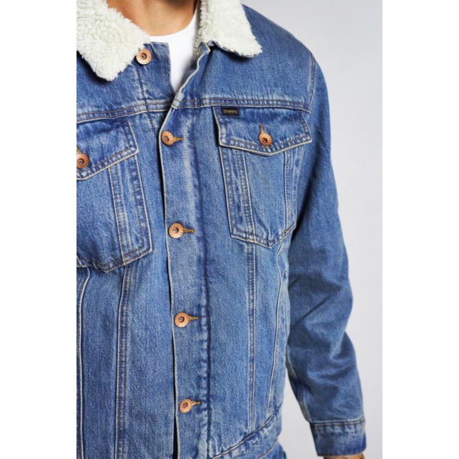 BRIXTON (ブリクストン) / デニムボアフリースジャケット / CABLE SHERPA DENIM JACKET - WORN INDIGO / 03218 / メンズ