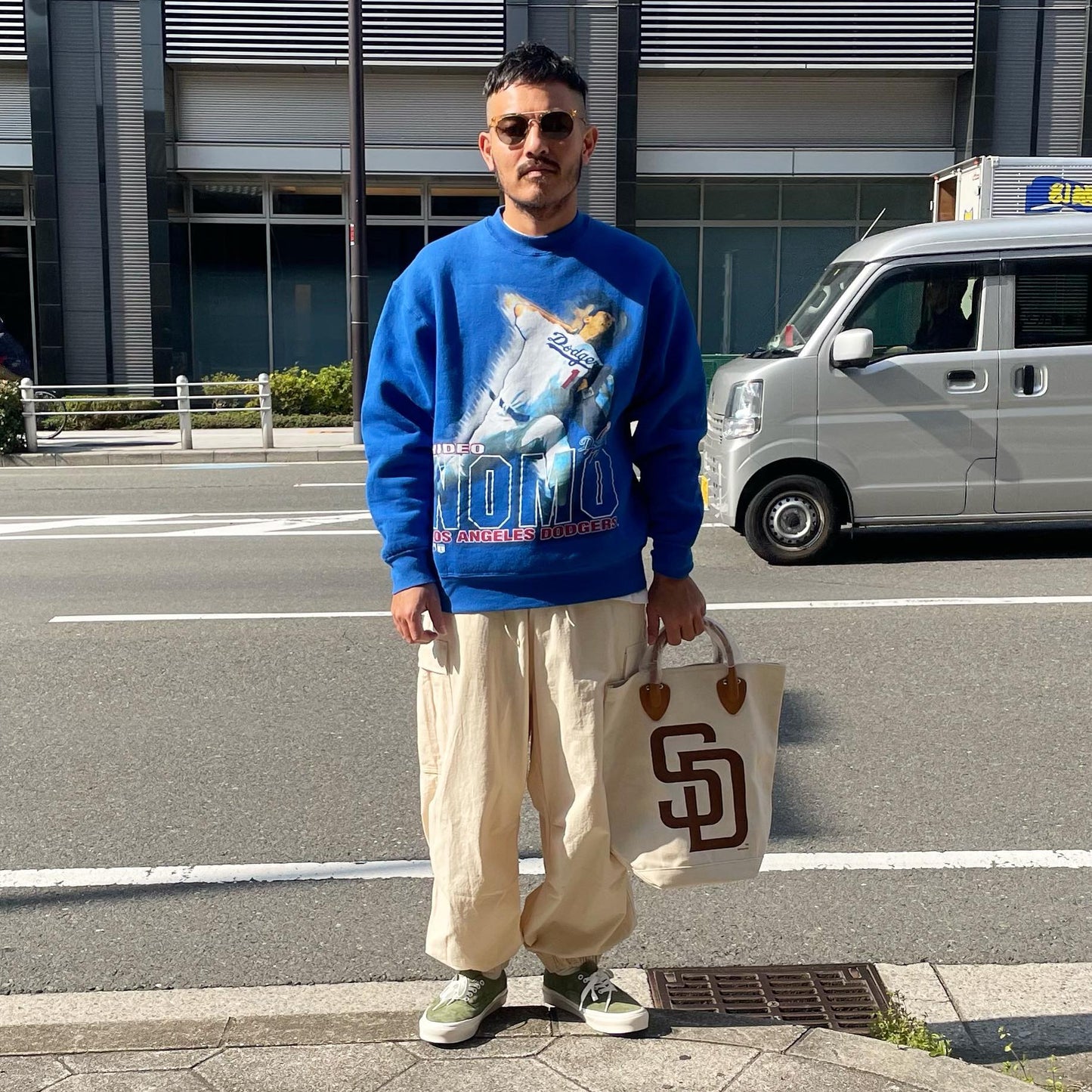 INFIELDER DESIGN x MLB / キャンバストートバッグ / MLB ROSE TOTE - SD PADRES / MLB-121