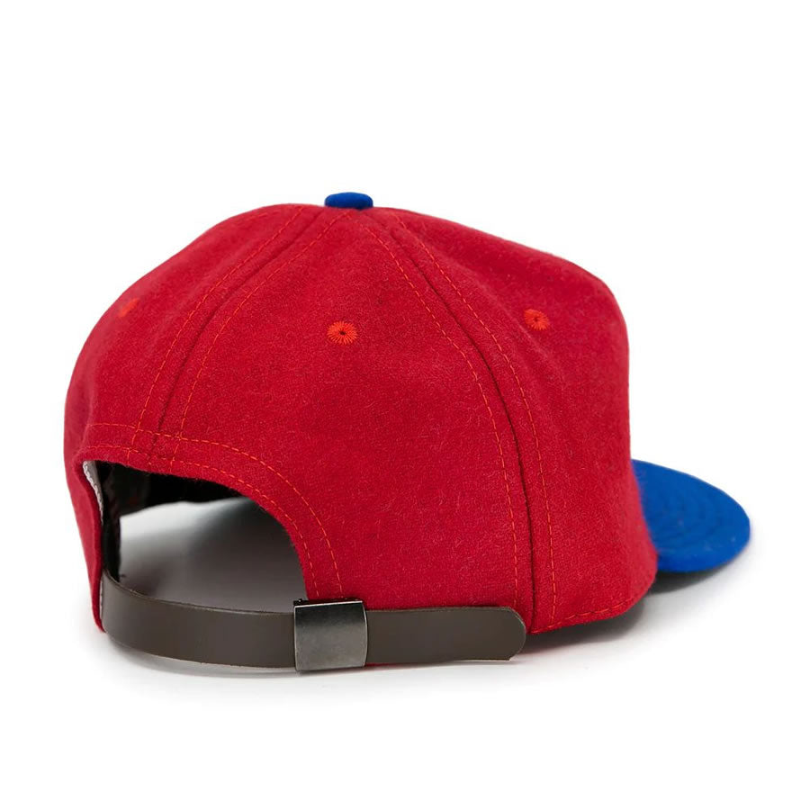 EBBETS FIELD FLANNELS(エベッツ) / 帽子 ベースボールキャップ ウール USA製 / ALASKA GOLDPANNERS 1964 - RED x BLUE / メンズ