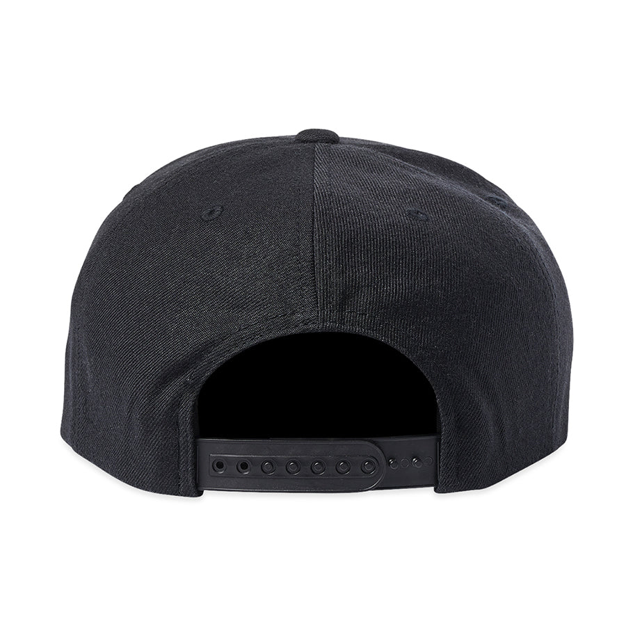 BRIXTON (ブリクストン) / スナップバックキャップ 帽子 / OATH III SNAPBACK - WASHED BLACK x ORANGE / 10777 - WABKO / メンズ 23SS