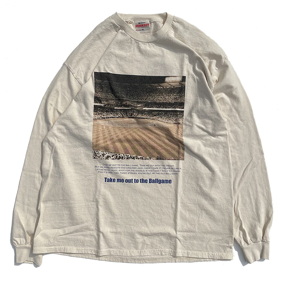 JHANKSON(ジャンクソン) / 長袖 Tシャツ ロンT / TAKE ME OUT TO THE BALLGAME LS - NATURAL / メンズ