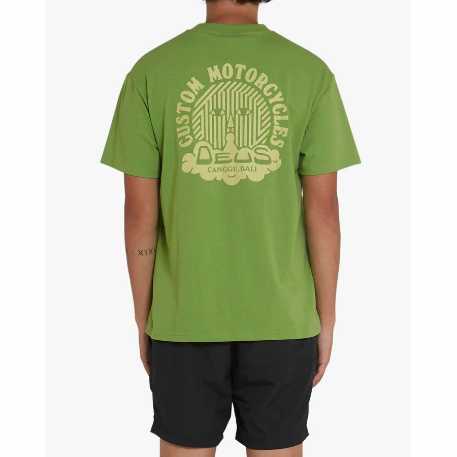 DEUS EX MACHINA ( デウスエクスマキナ ) / 半袖 速乾Tシャツ / UV TEE - CAMP GREEN / DMS221656C / メンズ