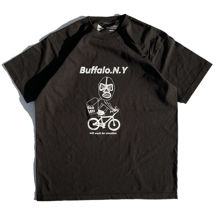 FUNG(ファング)/ 半袖 Tシャツ / BUFFALO BASIC TEE - BLACK / メンズ