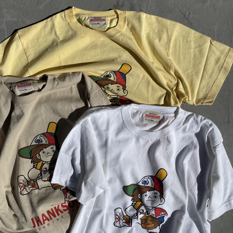JHANKSON(ジャンクソン) / キッズ 半袖Tシャツ / KIDS BUFFA-KUN TEE - BEIGE / メンズ