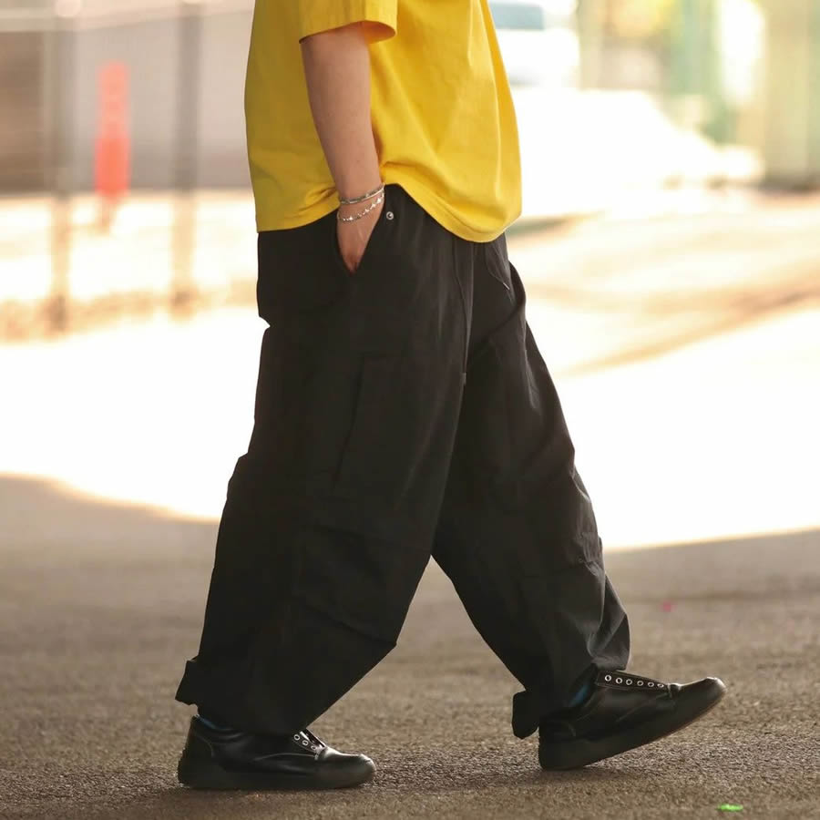 IMPRESTORE (インプレストア) /イージーカーゴパンツ トラウザー / RANDY / EASY TROUSER - BLACK / メンズ