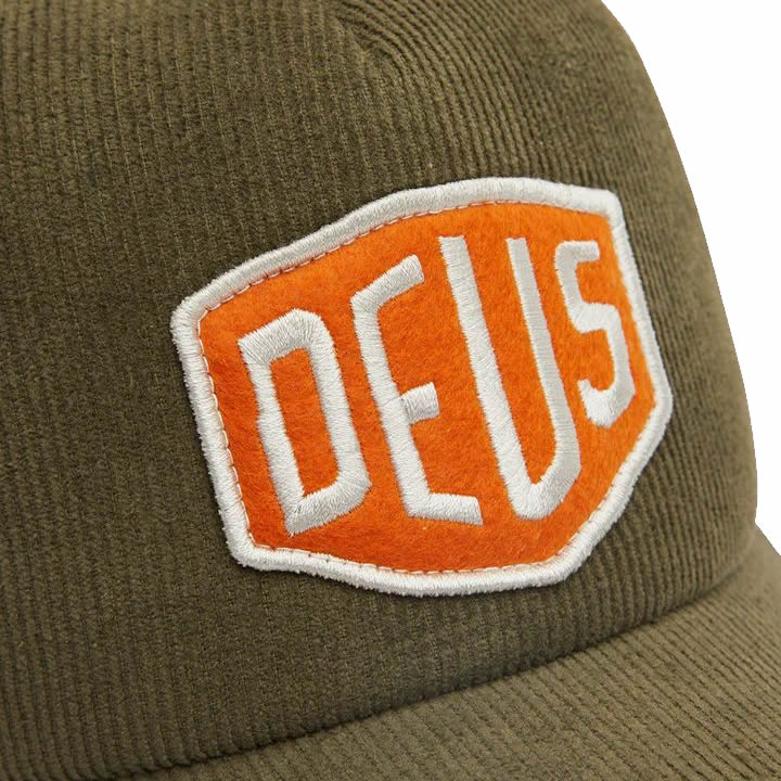 DEUS EX MACHINA ( デウスエクスマキナ ) / キャップ 帽子 / SHIELD CORD TRUCKER - OLIVE / DMF237016 / メンズ