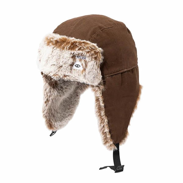 POLeR OUTDOOR STUFF(ポーラーアウトドアスタッフ) / ミリタリーキャップ / MILITARY FUR VISOR CAP - CHOCOLATE / 233MCV0086