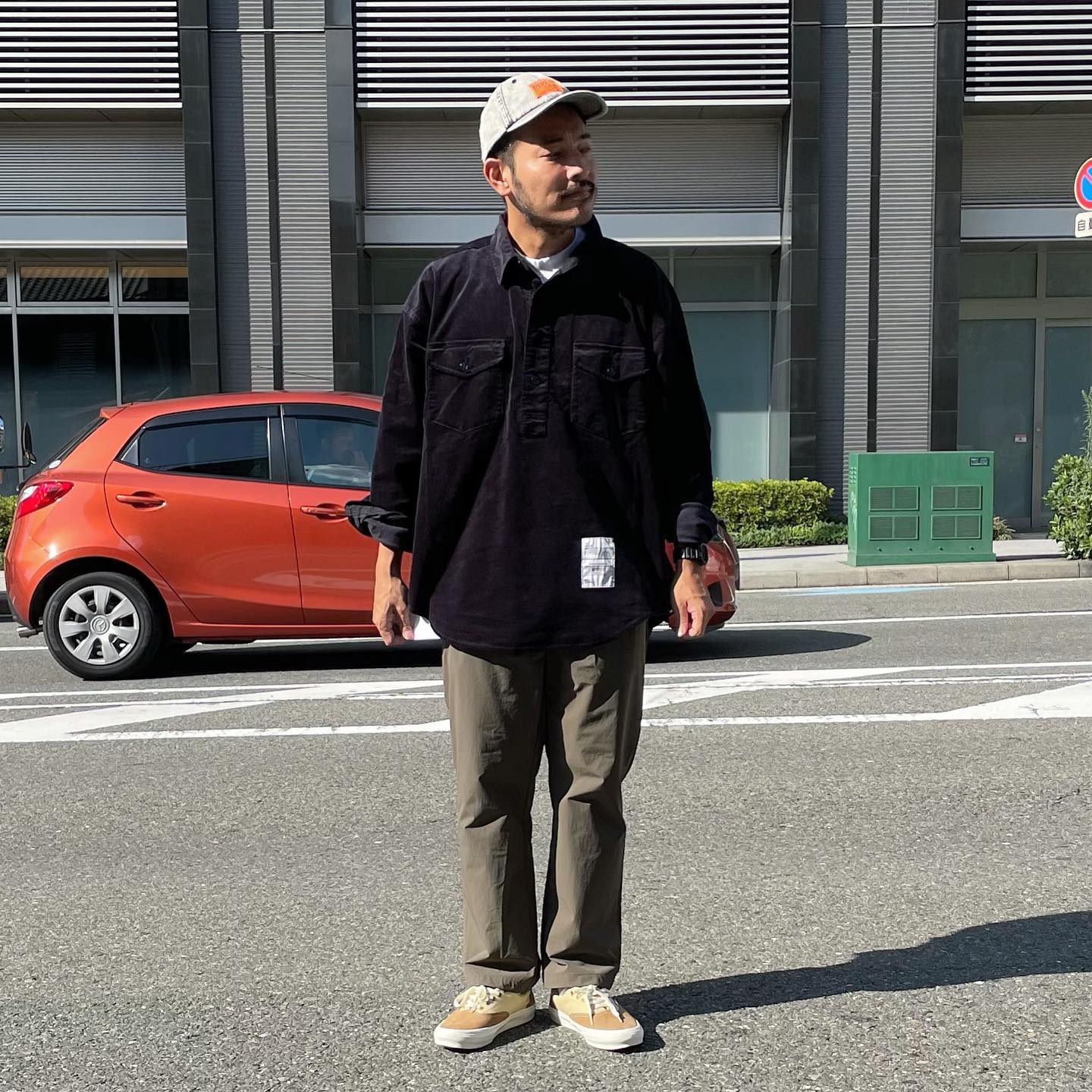 GOLDEN MILLS INC. (ゴールデンミルズ) / プルオーバー シャツ / NWC USN PULLOVER SHIRT - OLIVE / 232GM-S1054 / メンズ