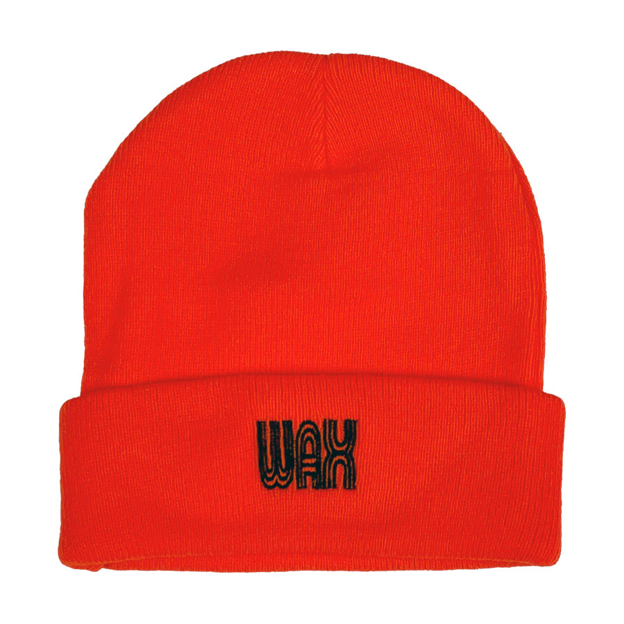 WAX(ワックス) / ニットキャップ ビーニー / WAX logo beanie - Orange / WX-0368 / メンズ THM