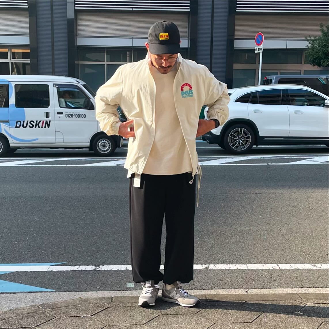 AXESQUIN(アクシーズクイン) / ワッフル ストレッチ素材 リラックスパンツ / QD ECO WAFFLE RELAXING PANTS - BLACK / 322023 / メンズ