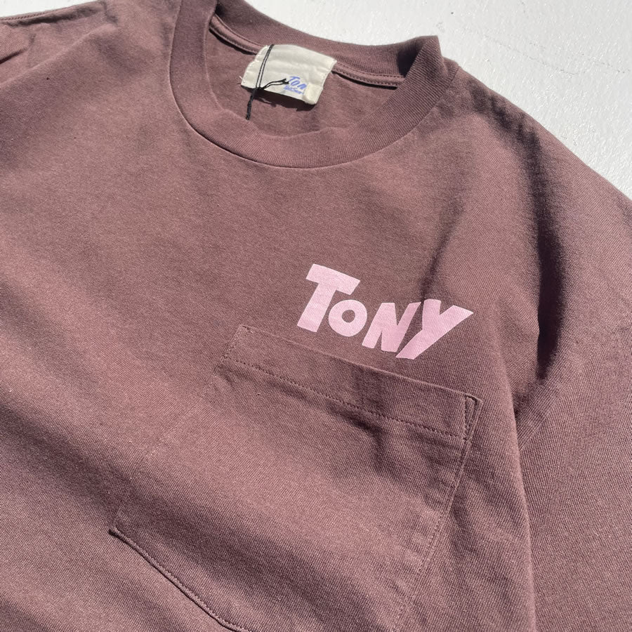 Tony Taizsun(トニー タイズサン) / 半袖シャツ Tシャツ / TONY TEE - BROWN / 24SP-022 / メンズ