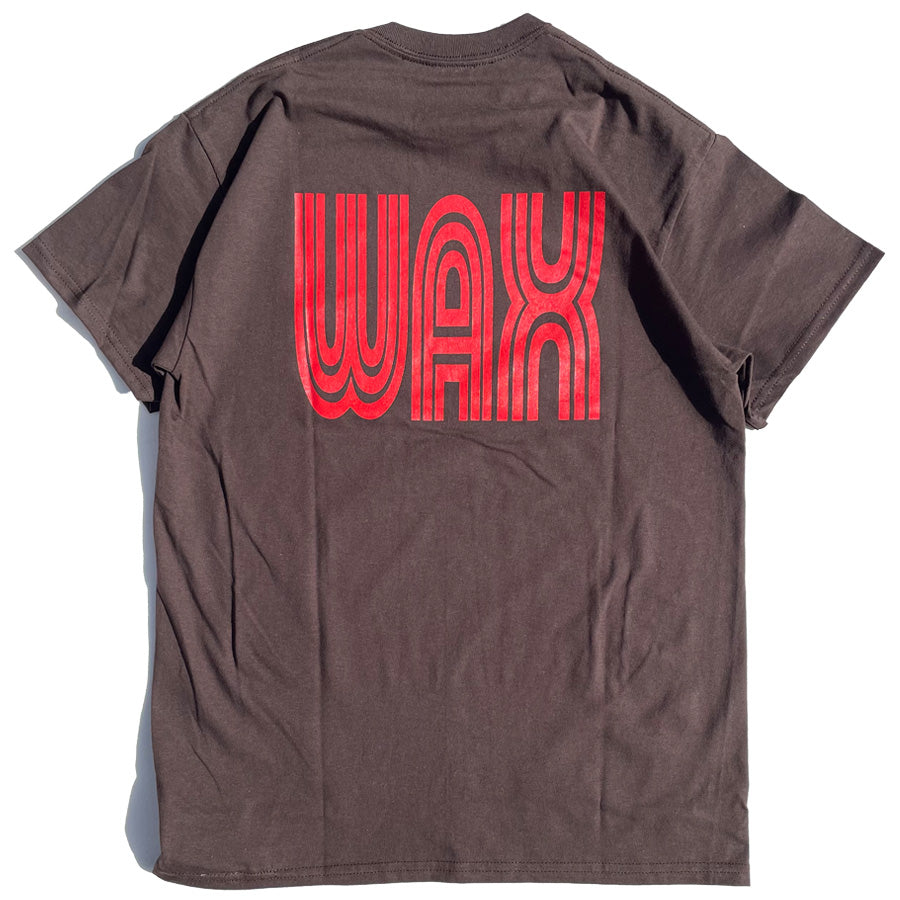 WAX(ワックス) / 半袖Tシャツ / WAX LOGO TEE - BROWN / WX-0361 / メンズ THM