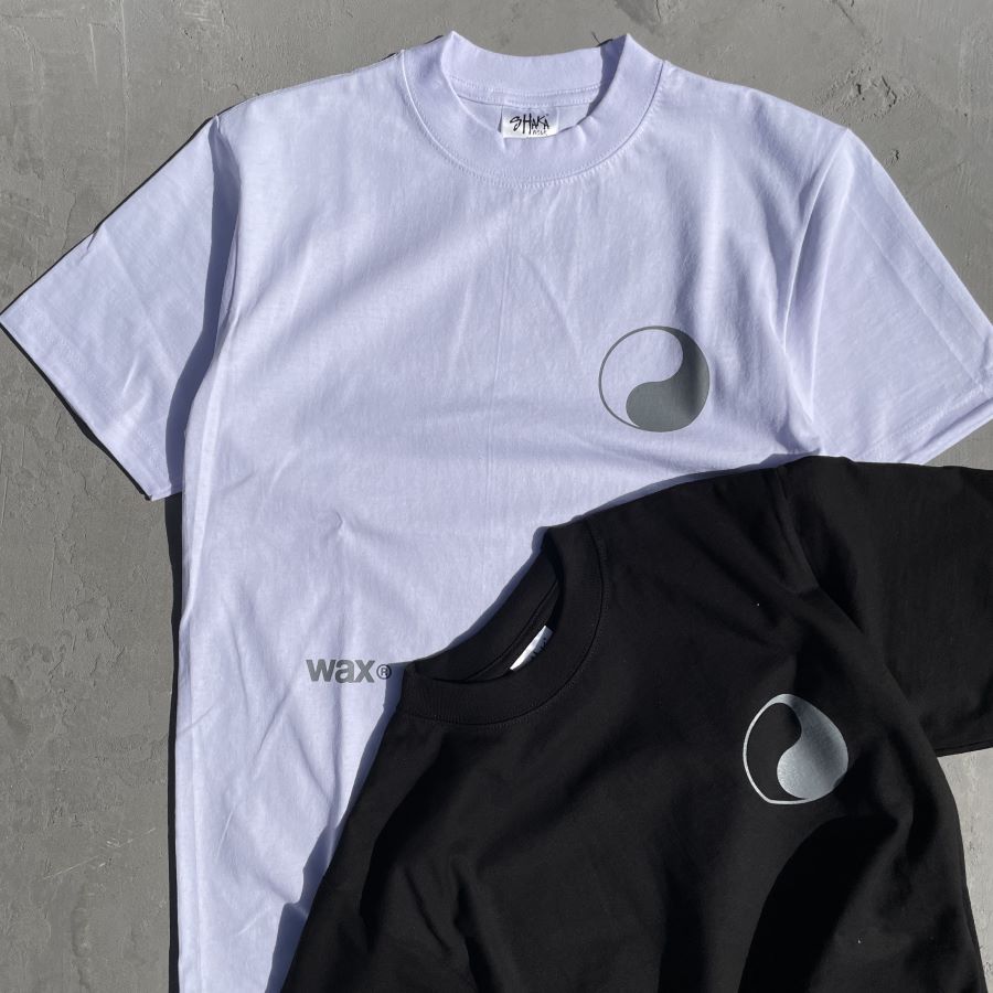 WAX(ワックス) / 半袖Tシャツ / YIN-YANG MAX WEIGHT TEE - BLACK / WX-0359 / メンズ THM