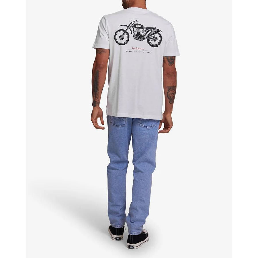 DEUS EX MACHINA ( デウスエクスマキナ ) / 半袖 Tシャツ / CLASSIC PARILLA TEE - WHITE / DMP241438A / メンズ