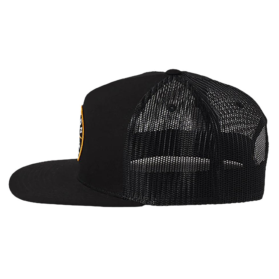 BRIXTON (ブリクストン) / スナップバックキャップ 帽子 / OATH MP TRUCKER HAT - BLACK x BLACK / 11627 - BKBLK / メンズ 24SS