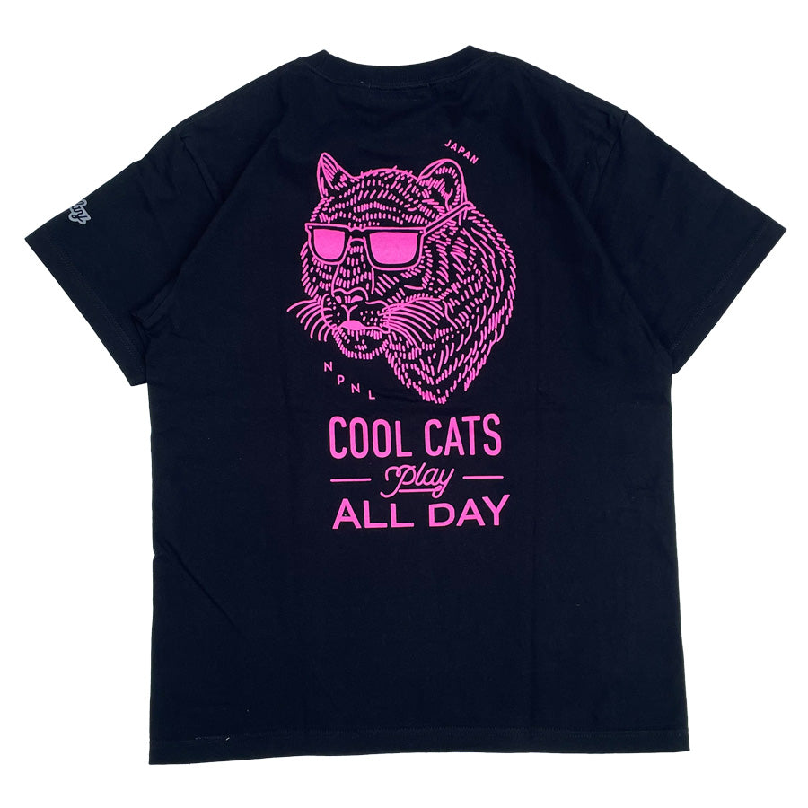 PLAY DESIGN プレイデザイン / P01 / 半袖Tシャツ / CC TEE 24 - BLACK × PINK / 24SS0CCTEBLM4 / メンズ