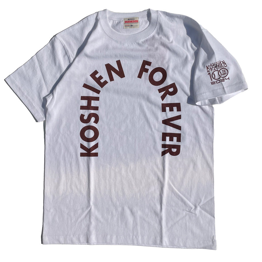 JHANKSON(ジャンクソン) x 甲子園 コラボ / 半袖Tシャツ / KOSHIEN FOREVER 6.2 S/S TEE - WHITE / メンズ