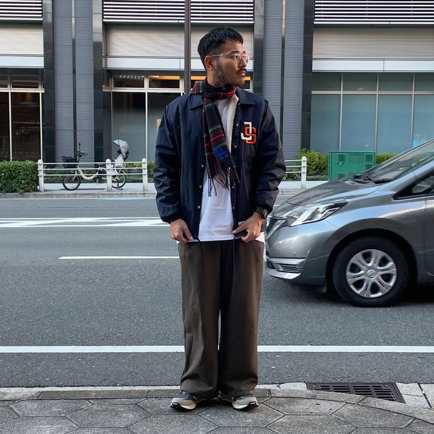 INFIELDER DESIGN x MLB / マフラー 日本製 / MLB STITCH MUFF - LA DODGERS - TARTAN / MLB-204-LAD ドジャース