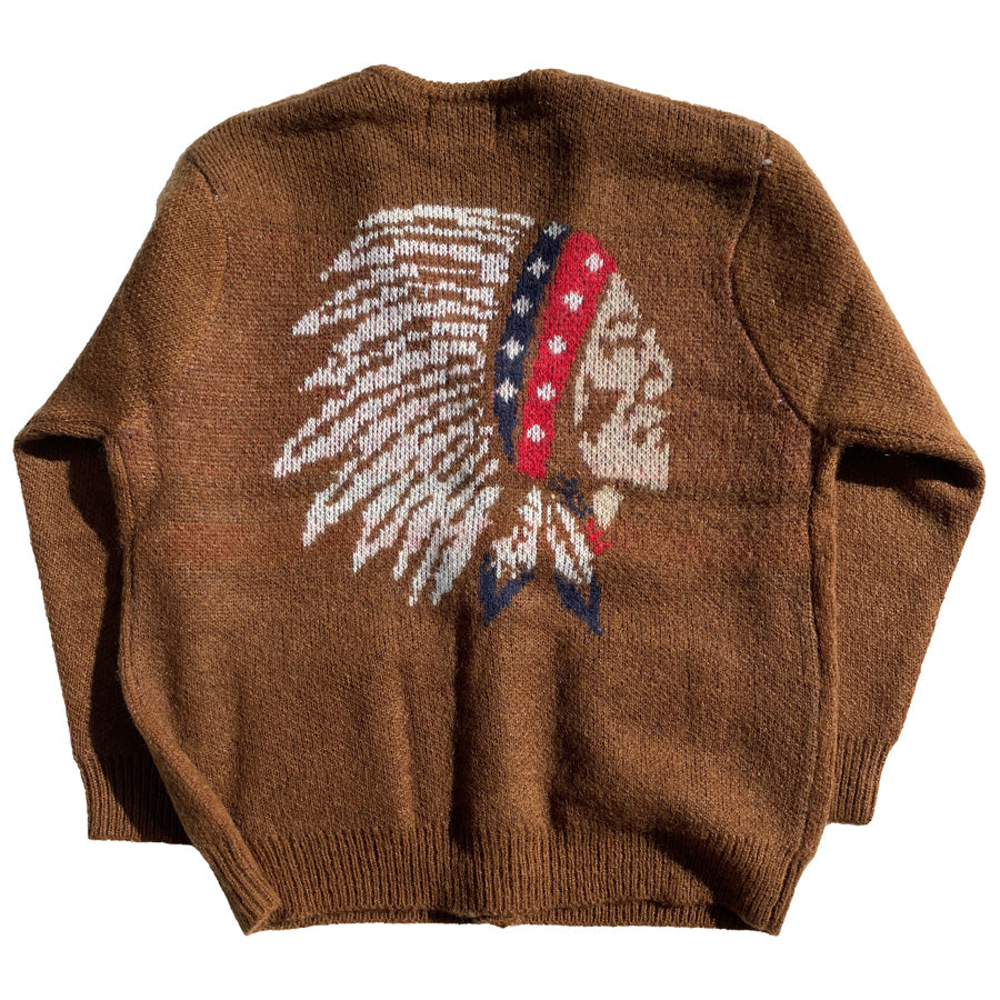 Tony Taizsun(トニー タイズサン) / ニット カーディガン / NATIVE MOHAIR KNIT CARDIGAN - CAMEL / 24FW-016 / メンズ