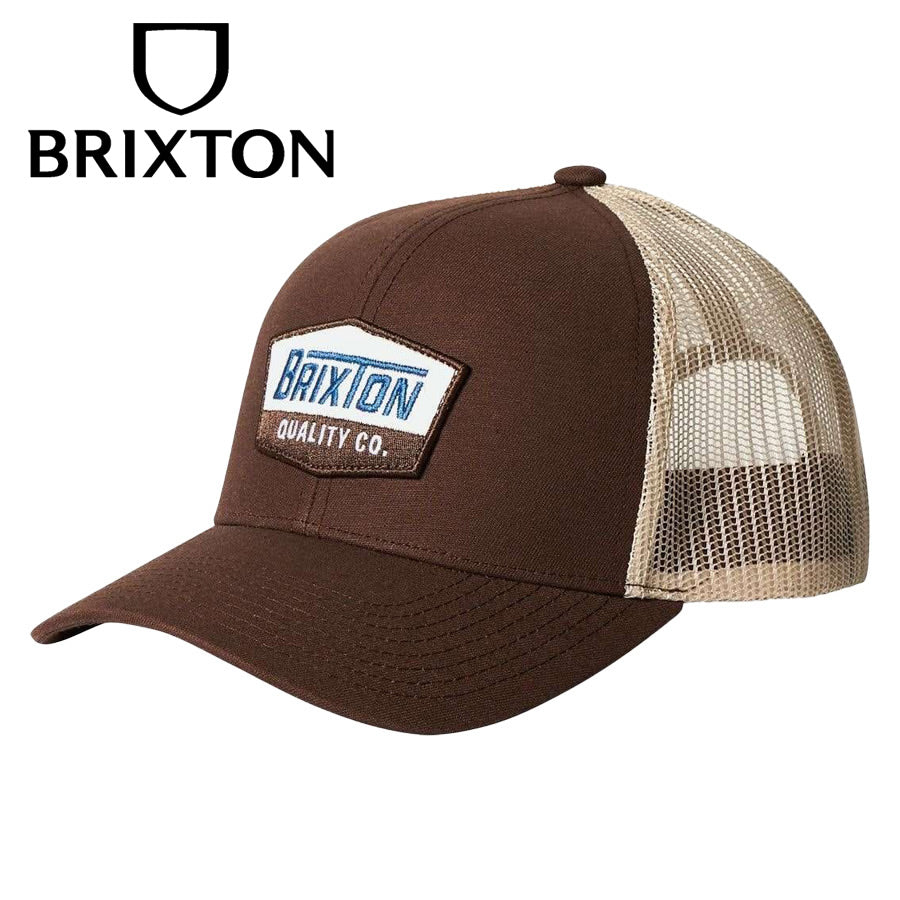 BRIXTON (ブリクストン) / メッシュキャップ 帽子 / REGAL NETPLUS MP TRUCKER HAT - PINECONE BROWN x OFF WHITE / 11656-PNBOW