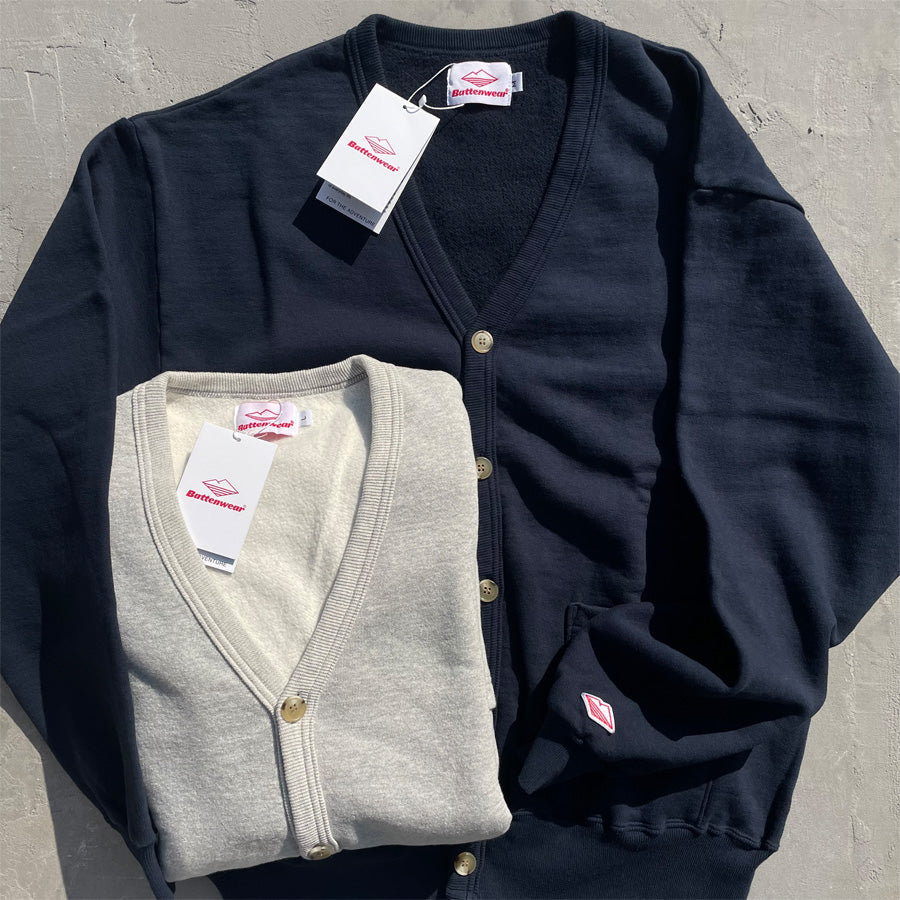 BATTENWEAR(バテンウエア) / スウェットカーディガン / NEIGHBOR CARDIGAN V.2 - Heather Grey / メンズ