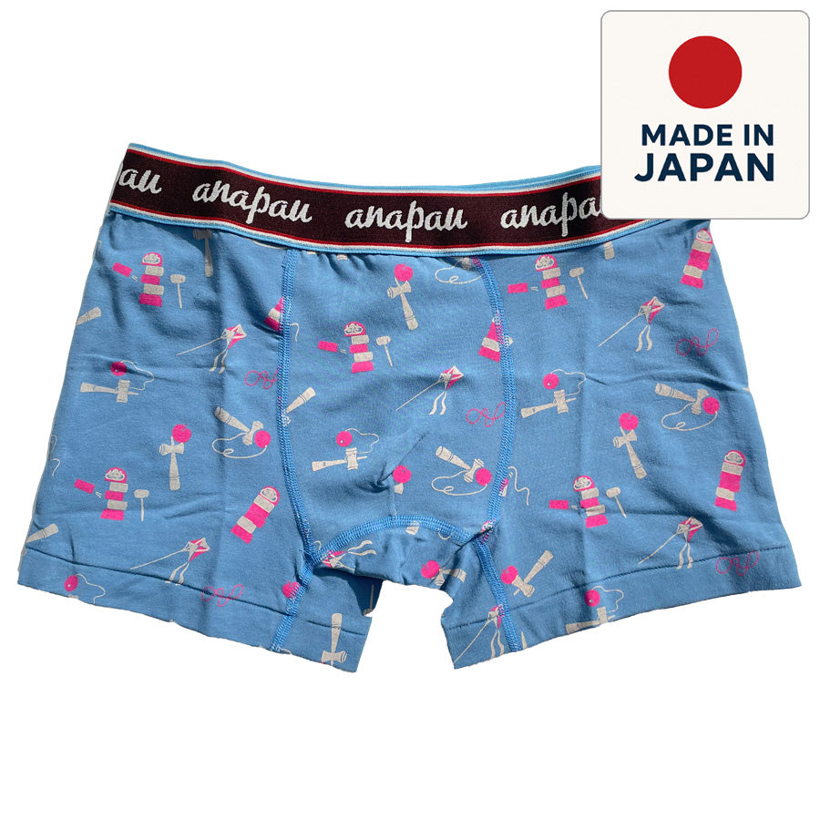 anapau アナパウ / ボクサーパンツ 下着 アンダーウェア / P-2419 / けん玉 - BLUE / メンズ