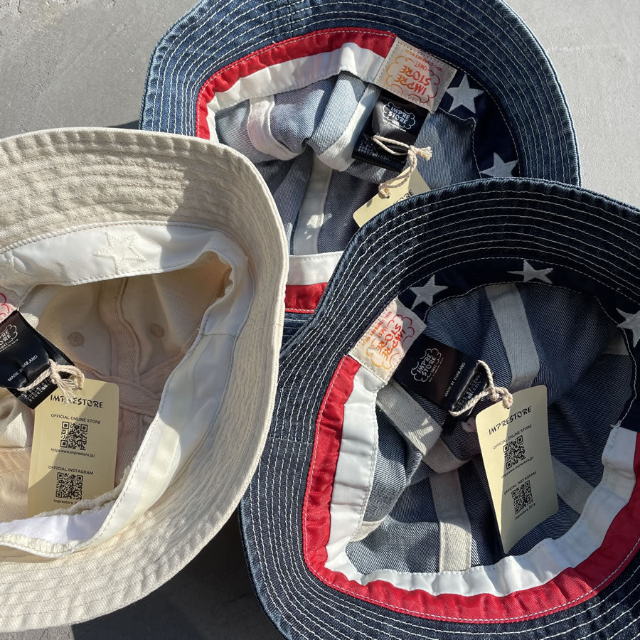 IMPRESTORE (インプレストア) / デニムユーティリティハット / SPECTOR - WHITE DENIM / UTILITY HAT CBC-ImSt-77