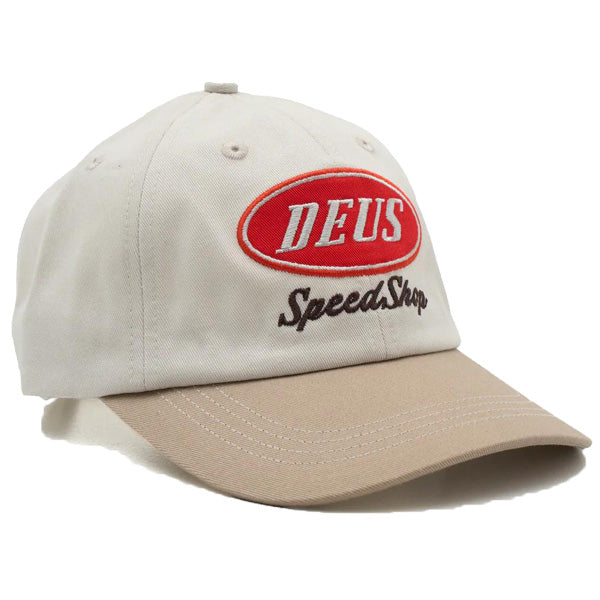 DEUS EX MACHINA ( デウスエクスマキナ ) / キャップ 帽子 / SPEEDSHOP CAP - DIRTY WHITE / DMP257950 / メンズ