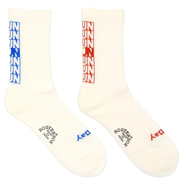 ROSTER SOX(ロスターソックス) / 靴下 クルーソックス ホームラン / HOME RUN - BLUE / RS-419 / メンズ レディース