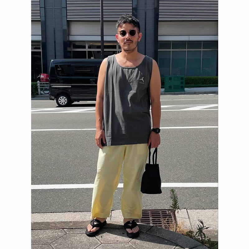 TAMANIWA (タマニワ) / タンクトップシャツ / J 45 TANK TOP - PEPPER / TMNW-210 / メンズ