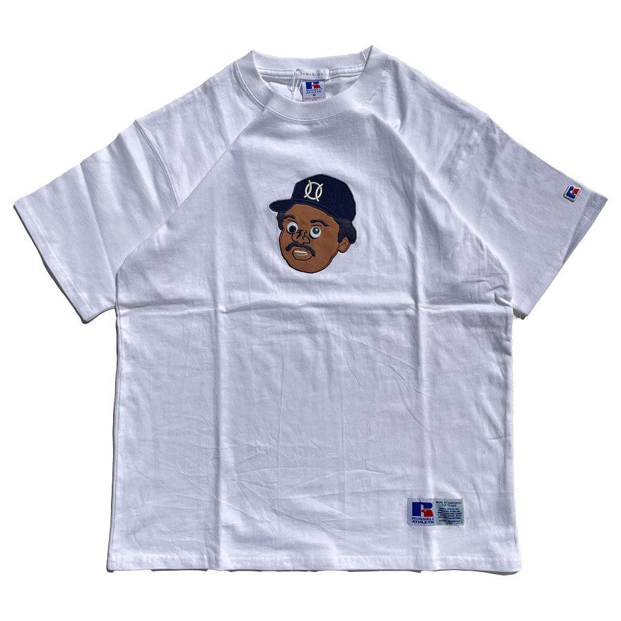 TAMANIWA (タマニワ) x RUSSELL / 半袖Tシャツ / GOOGLY EYES S/S TEE - WHITE / TR-1 / メンズ